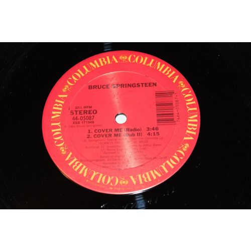 Bruce Springsteen 12" Single with Original Cover-COVER MEx4 STEREO