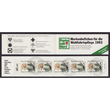 Berlin - Germany 1983 Mi 704BAG-MH Used/CTO - Charity Booklet (B-081 01)