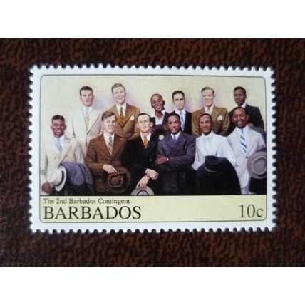 Barbados 2008 Airman and Aircraft 10c mint stamp SG1327 2nd Barbados Contingent