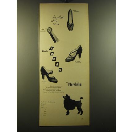 1950 Florsheim Shoes Advertisement - Fantasy, New Yorker and Arcadia