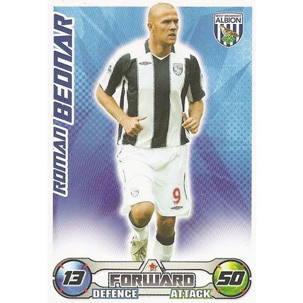 Topps Match Attax 2008/09 Cards: West Bromwich Albion - Forward, Bednář