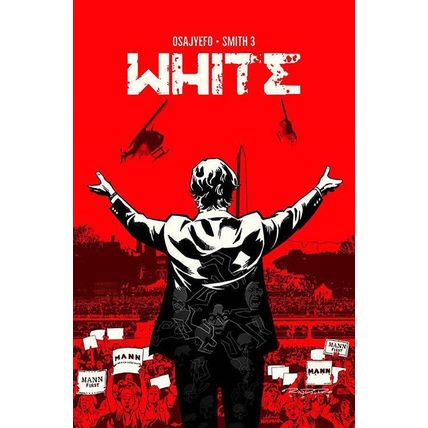 WHITE #1 (Black Mask) 1st Print, Main Cover Ltd. 2500! RARE NM+/ MINT