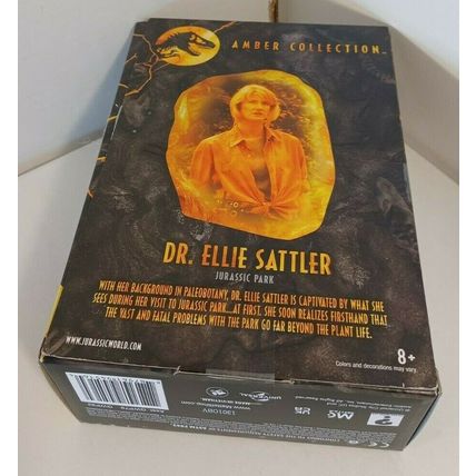 Mattel Jurassic World Amber Collection Dr. Ellie Sattler- NEW- Box Shipping