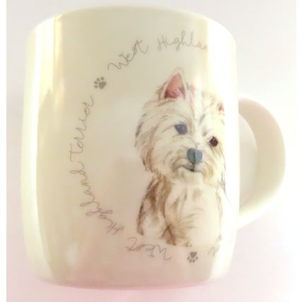 West Highland Terrier Mug Fine Bone China 9 CM