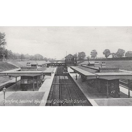Gidea Park Station Romford Squirrel Heath in 1920 Essex Postcard