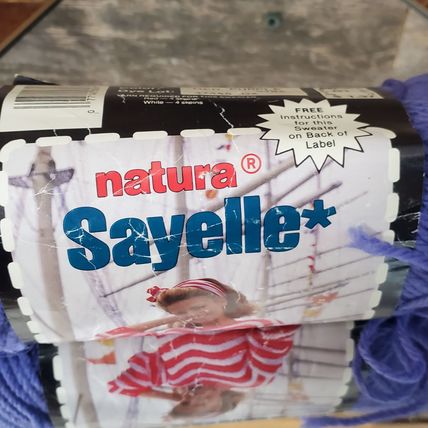 Natura Sayelle 4-Ply Dupont Orlon Yarn Purple 9784 - 3 skeins