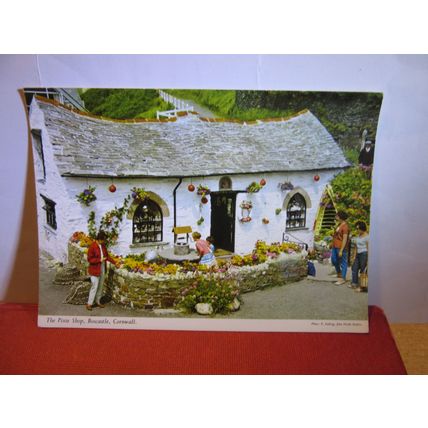 THE PIXIE SHOP, BOSCASTLE, CORNWALL . unused postcard by John Hinde dated 1970 =