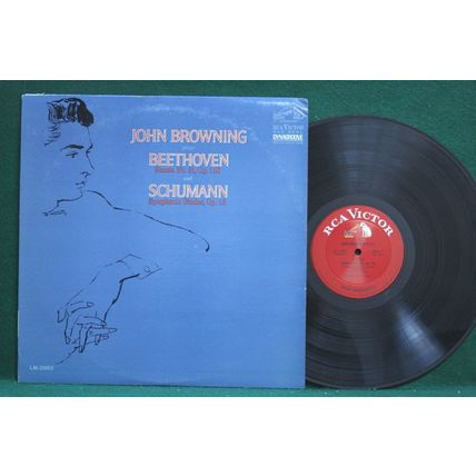 John Browning - Beethoven: Sonata No. 31/Schumann: Etudes- LM 2963 - EX-