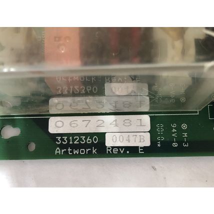 MARKEM 0672481 Artwork Rev E PC CONTROL BOARD 3312360 0515E REV. E,DH,DC,DI