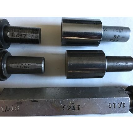 LOT THE PIPE MACHINERY GO NO GO PLUG GAGE 1.016,1.018,1.028,1.027,1.037,1.065,SH