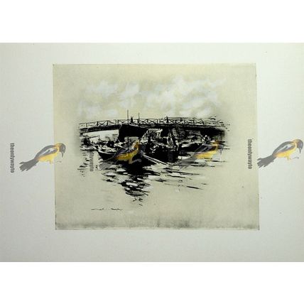 Ogara River At Tokio (Tokyo), Japan, Menpes, Book Illustration (Print), 1903
