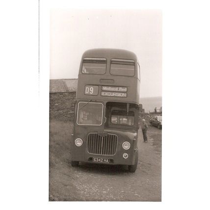Black & White Photograph of B.& M.M.O. Co. Ltd. - Midland Red - 6342 HA