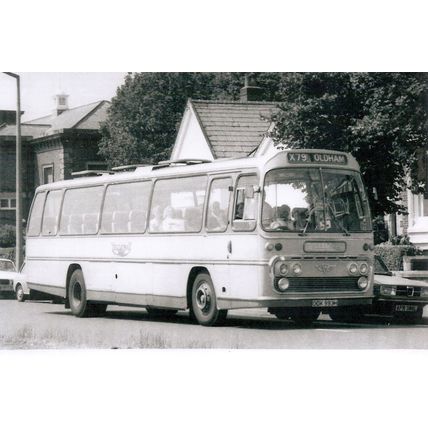 Black & White Photograph of Yelloway Motor Services Ltd. of Rochdale - ODK 993H