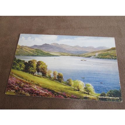 1930s Valentines Postcard - Gareloch, Dumbartonshire - Artist A430