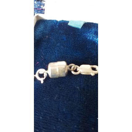 Vintage 1970-s Sterling Silver Beautiful Celtic Cultured Pearl Necklace on Chain