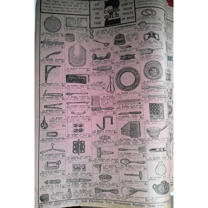 10 pages of household bargains from Sears, Roebuck & Co Retail Catalog 1905