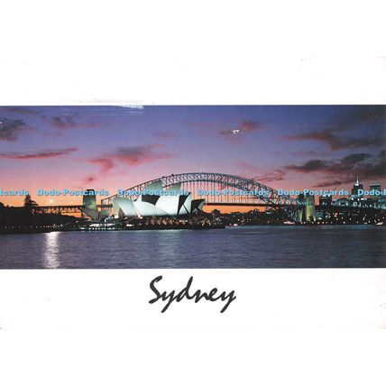 D096877 Sydney. New South Wales. Australia. Sydney Harbour at Dusk. David Messen