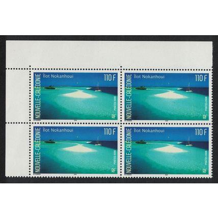 New Caledonia Nokanhoui Island Tourism 110f Corner Block of 4 2006 MNH