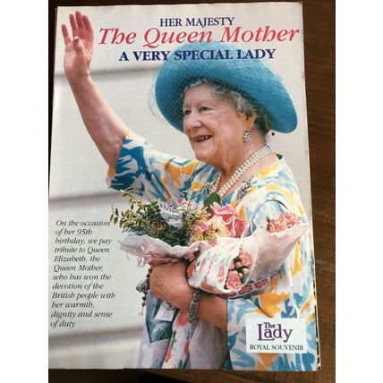 THE LADY MAGAZINE 1 AUGUST 1995 FEATURING HM QUEEN ELIZABETH THE QUEEN MOTHER