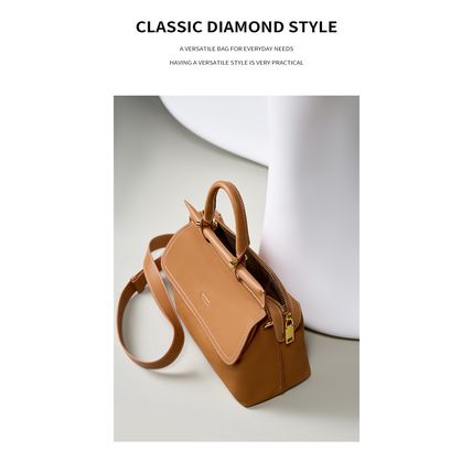 Genuine Leather Women Western Shoulder Handbag Brown