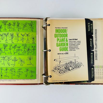 The Basic Illustrated Indoor/Outdoor Plant and Garden Guide Ring-Bound 1973