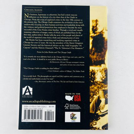 The Chicago Outfit Illinois Images of America Paperback by John J Binder