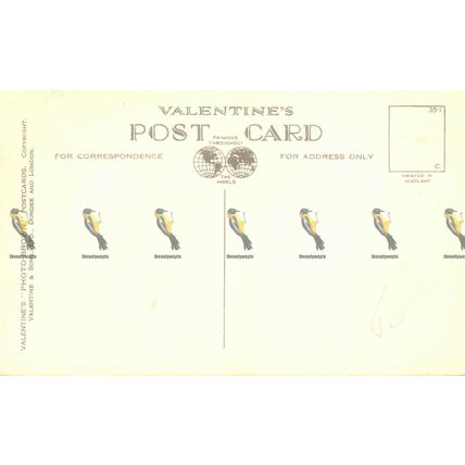 Kings Pew, St Giles Cathedral, Edinburgh, 72372 Valentines Postcard, 1935