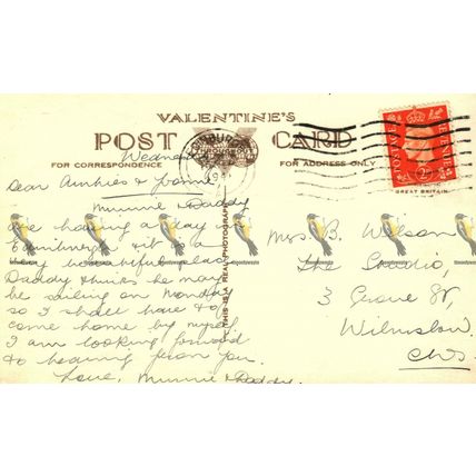 St Giles Cathedral, Edinburgh, RP 1108 Valentines Postcard, 1941