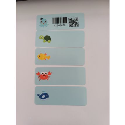 Clabel THERMAL LABELS,4 X ROLLS, ANIMAL / SEA ANIMAL , 2 OF EACH, 40MM X 14MM