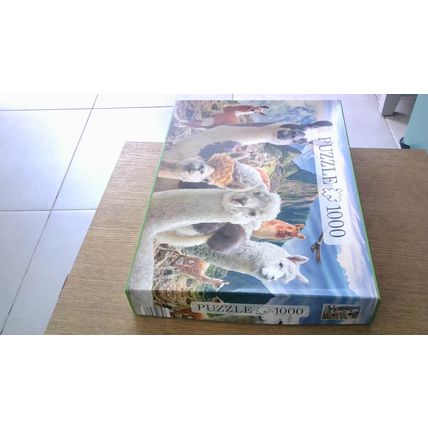 MACHU PICCHU LAMAS Jigsaw Puzzle (1000 Piece) Innovakids