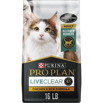 Purina Pro Plan Allergen Reducing, High Protein Cat Food, LIVECLEAR Chicken and