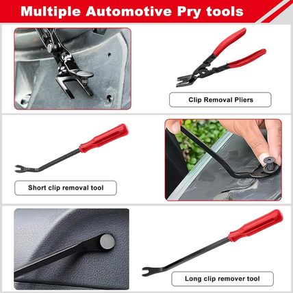 3 Pcs Clip Remover Tool, Clip Pliers Set Fastener Removal Tool , Auto Trim Remov