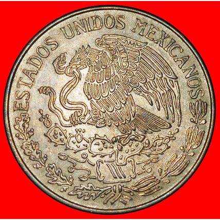 Ⰶ EAGLE (1970-1983): MEXICO ★ 1 PESO 1974 MORELOS 1765-1815★LOW START★NO RESERVE