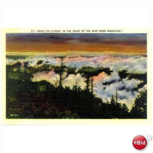 1940's Above the Clouds, Blue Ridge Mountains