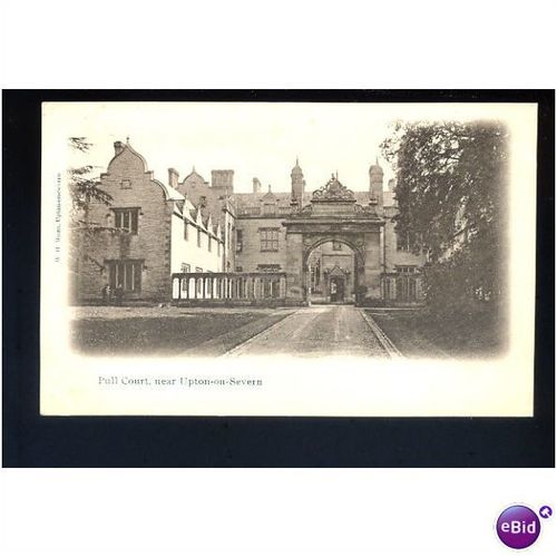 Worcestershire UPTON ON SEVERN Pull Court Postcard by W.H.Mizen