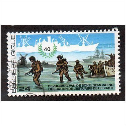 BEL 1985 24F '40TH ANN OF END OF THE WAR' FINE USED (EBID10222)