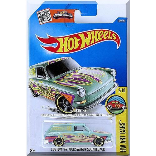 Hot Wheels - Custom '69 Volkswagen Squareback: 2016 HW Art Cars #2/10 - #192/250