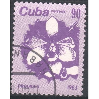 Cuba 1983 - SG2969 - 90c - Orchid - used