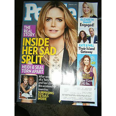 People Magazine - Heidi Klum & Seal Cover - February 6, 2012
