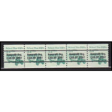 2123a 3.4c School Bus Fine MNH Dry Gum PNC 2/5 X0158