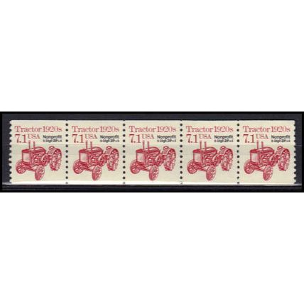 2127b 7.1c Tractor Very Fine MNH Dry Gum PNC 1/5 X0863