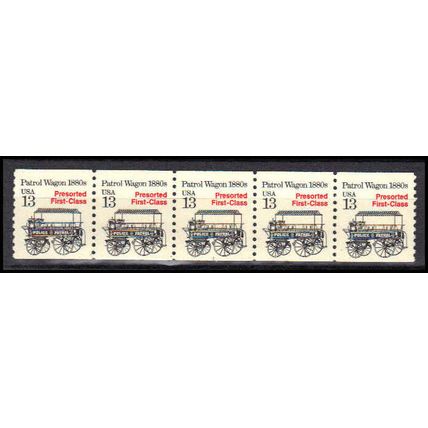 2258 13c Police Wagon Very Fine MNH Dry Gum PNC 1/5 X3148