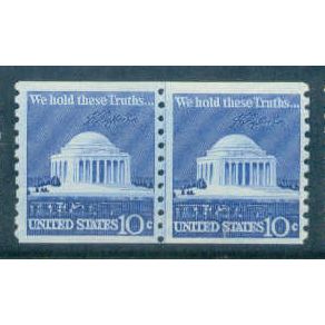1520 10c Jefferson Memorial Fine MNH CLP B0568