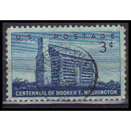 Used 1074 3c Booker T. Washington ..rvill.., PA. E1216