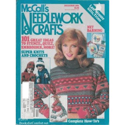 McCalls Needlework & Crafts December 1984