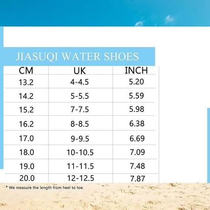 JIASUQI Boys Girls Water Shoes Toddler Quick Dry Aqua Socks Breathable Barefoot