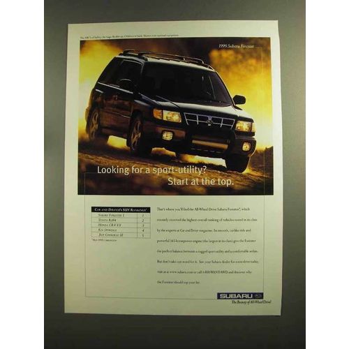 1999 Subaru Forester Ad - Start at the Top