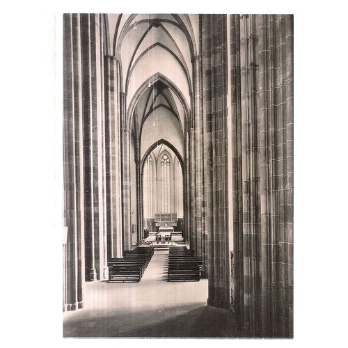KAISERDOM, FRANKFURT CATHEDRAL, GERMANY unused vintage postcard #