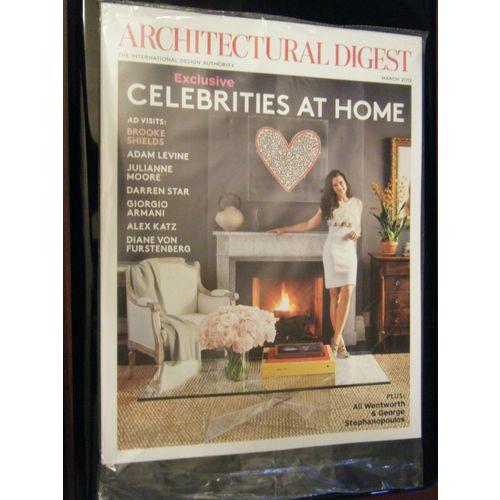 Architectural Digest - Celebrities At Home - March 2012