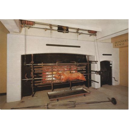 6x4 Continental size printed postcard Roasting Range Skinners Company Hall